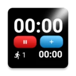 stopwatch x: sports lap timer android application logo